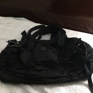 Lululemon black yoga bag